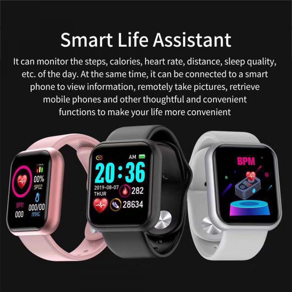 Products That Best Selling Reloj D20 Wrist Band Watch For Sport Relogio Smartwatch D20 Y68 Smart Bracelet D20 Reloj Sport Watch - Image 5