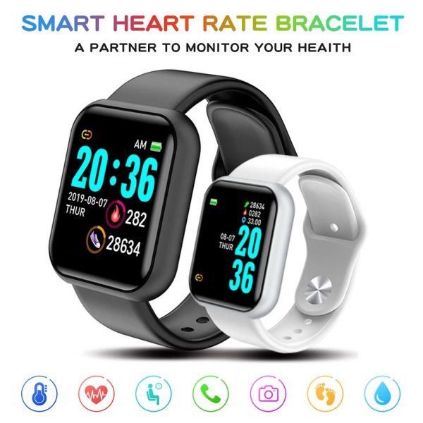 Products That Best Selling Reloj D20 Wrist Band Watch For Sport Relogio Smartwatch D20 Y68 Smart Bracelet D20 Reloj Sport Watch - Image 2